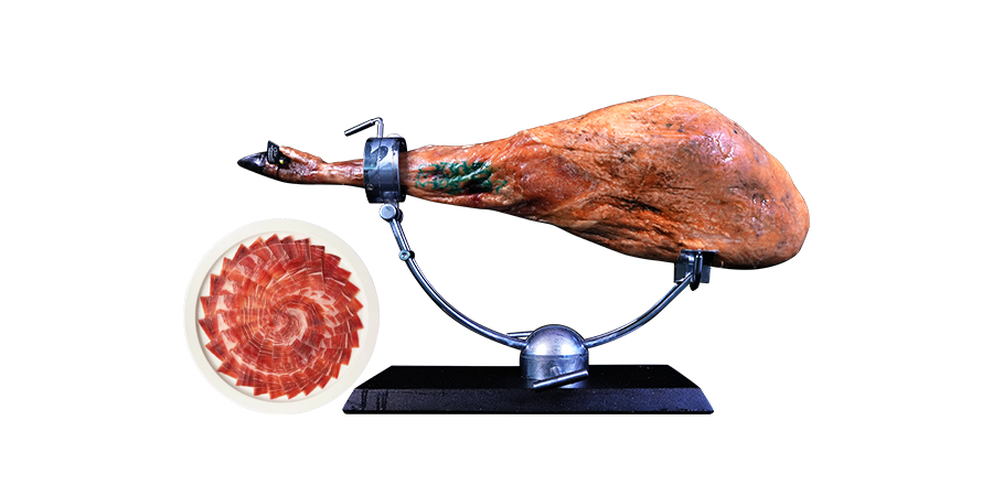 100%血統(tǒng)伊比利亞黑豬橡果飼養(yǎng)火腿（帶骨后腿）